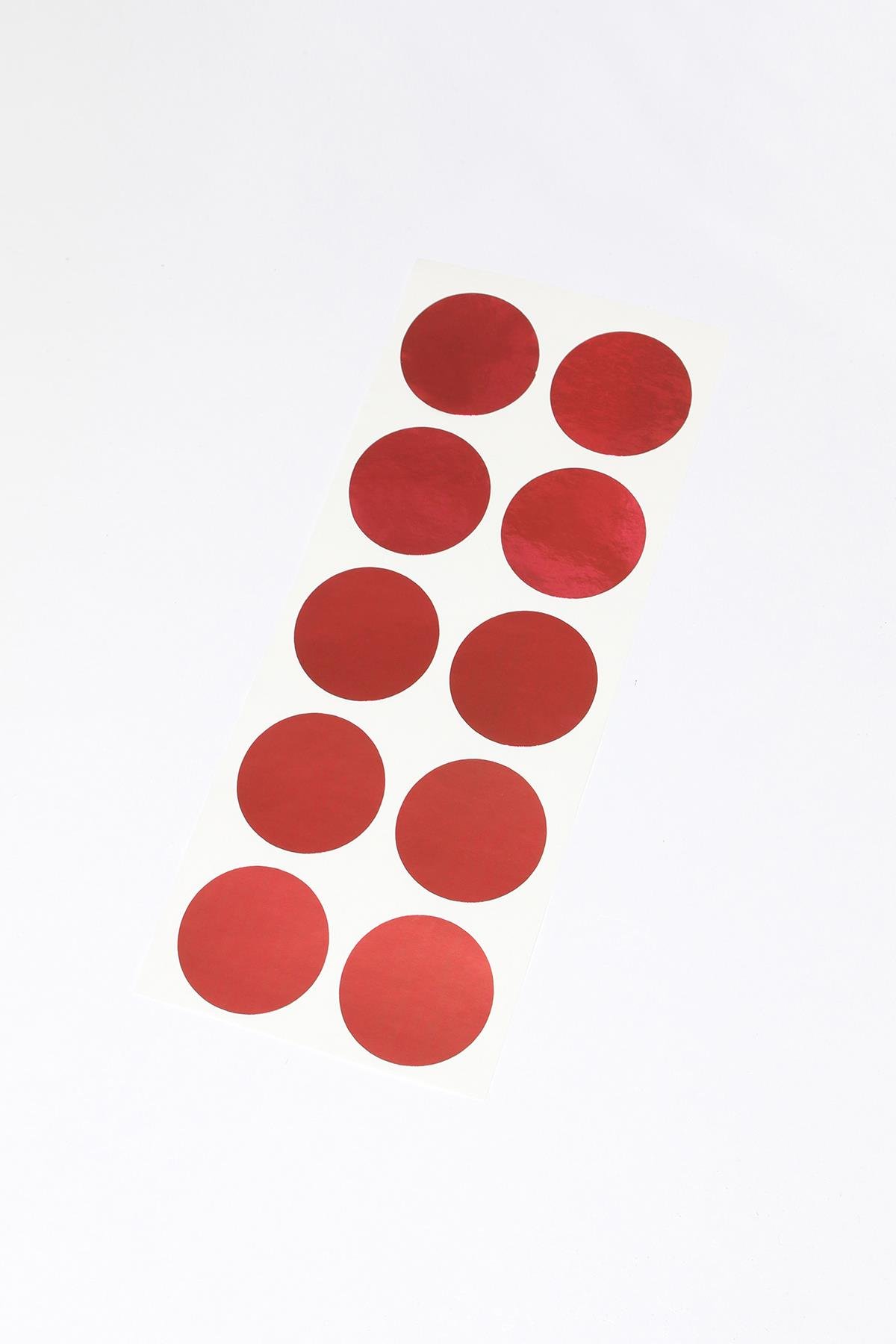 Alüminyum Kendinden Yapışkanlı Soğuk Mühür Etiketi 50 Adet Model 6