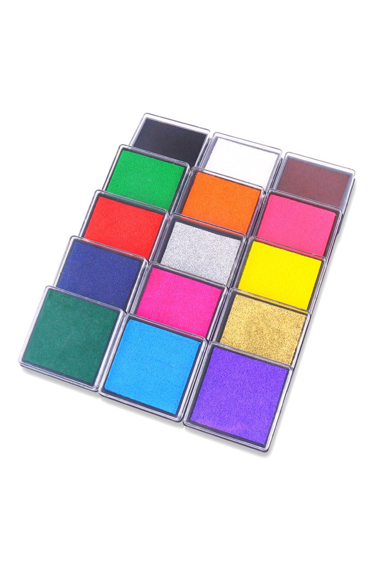 Beyaz Renk Mürekkepli Baskı Pedi 40*40mm Çabuk Kuruyan Su Bazlı 