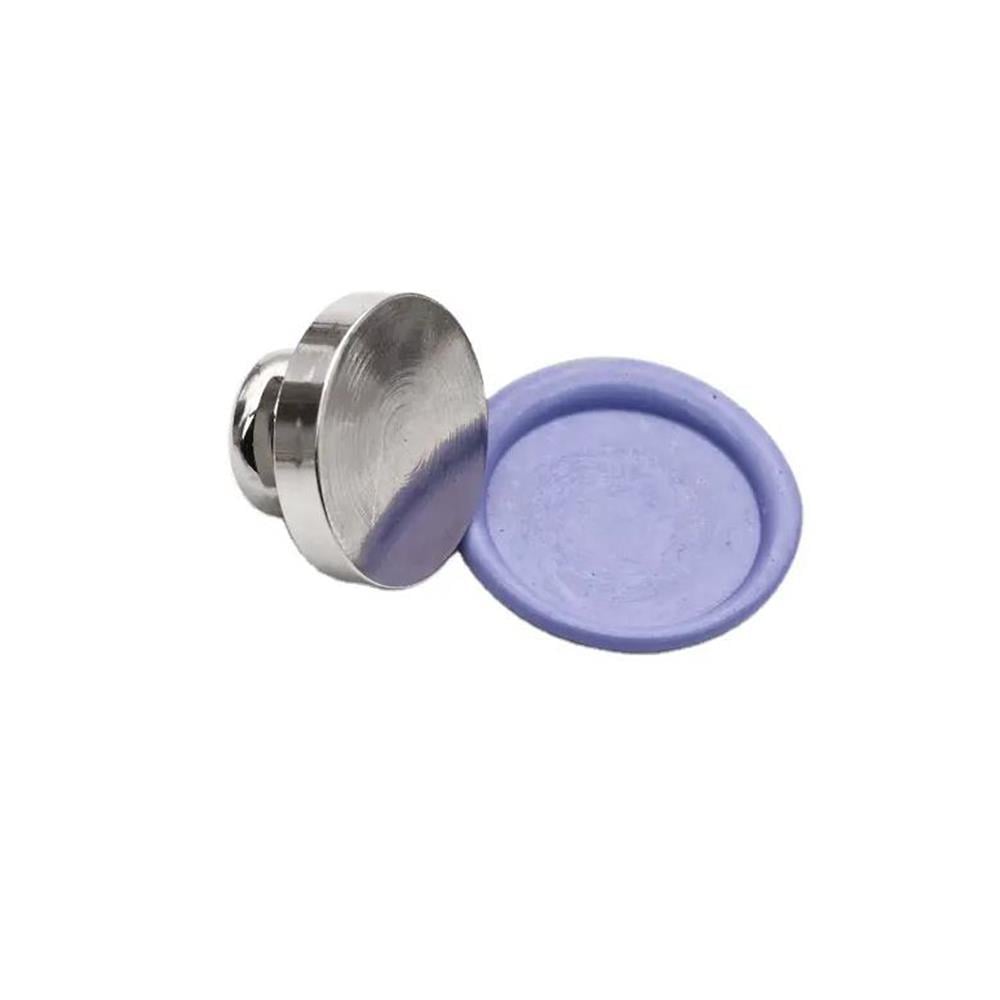 Boş Mum Mühür Gümüş Damga Kafası Yuvarlak 30mm Bronz