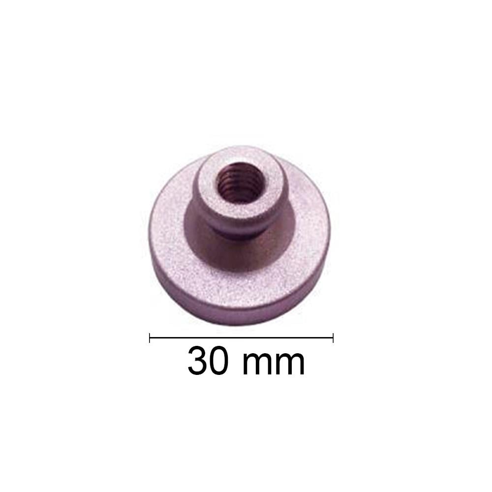 Boş Mum Mühür Pirinç Başlığı Alüminyum Mor Kafa 30 mm