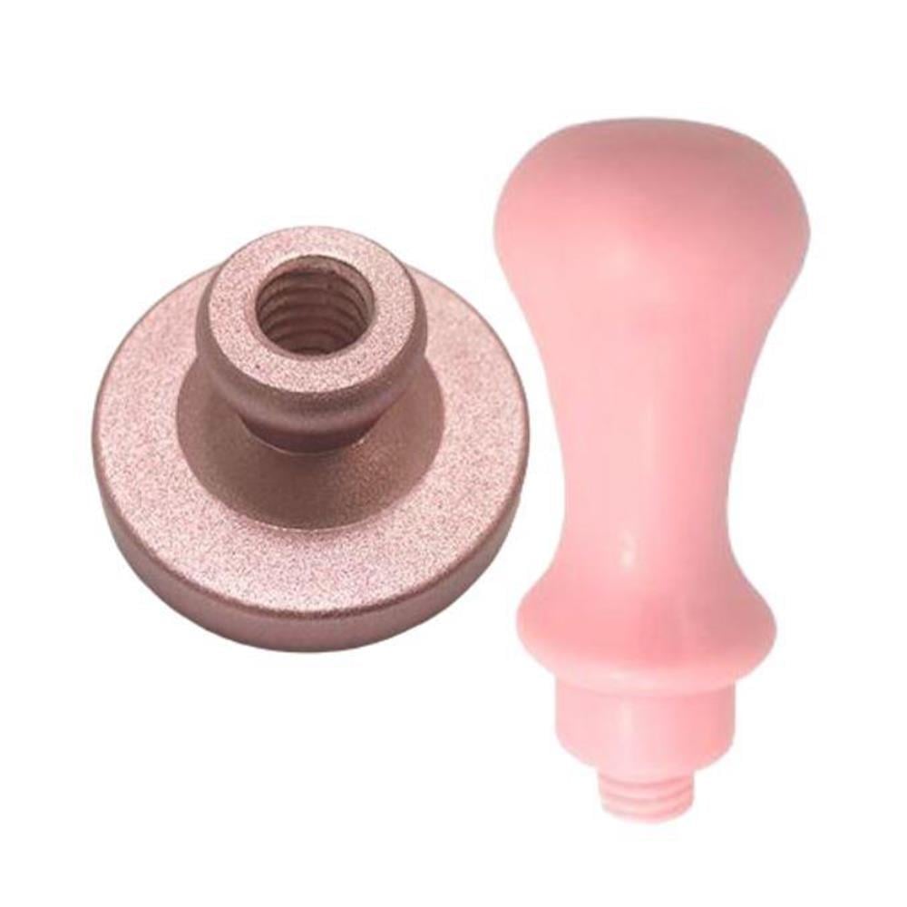 Boş Mum Mühür Pirinç Başlığı Alüminyum Kırmızı Eloksal Kafa 30 mm