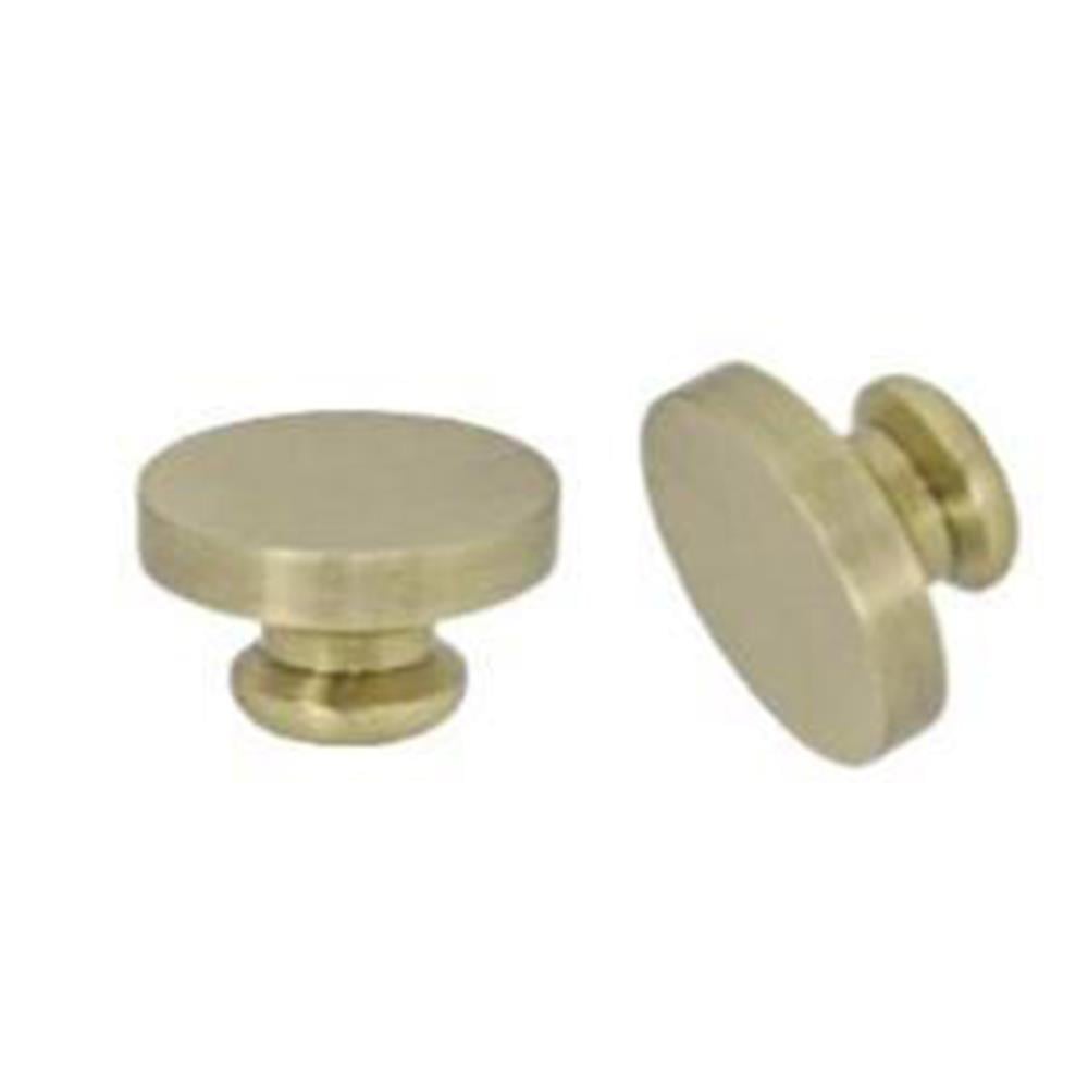 Boş Mum Mühür Pirinç Damga Başlığı Yuvarlak 25mm Bronz