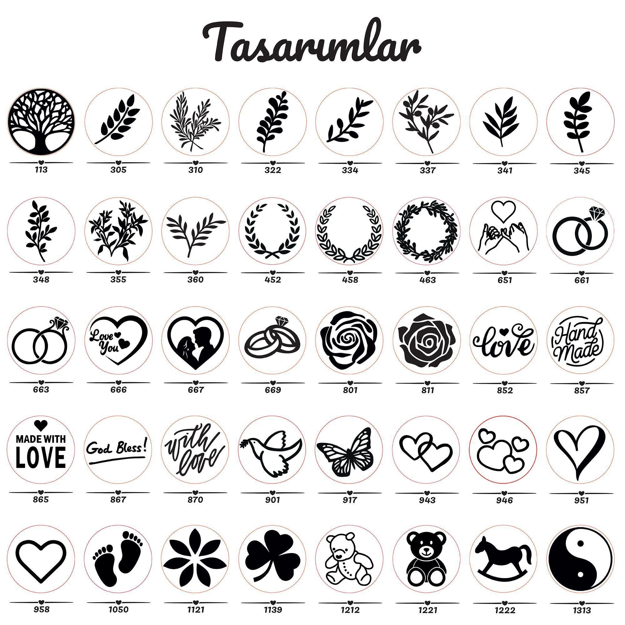 Boş Mum Mühür Pirinç Damga Başlığı Yuvarlak 25 mm