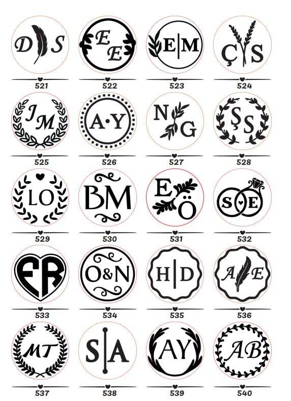 Boş Mum Mühür Pirinç Damga Başlığı Yuvarlak 25 mm