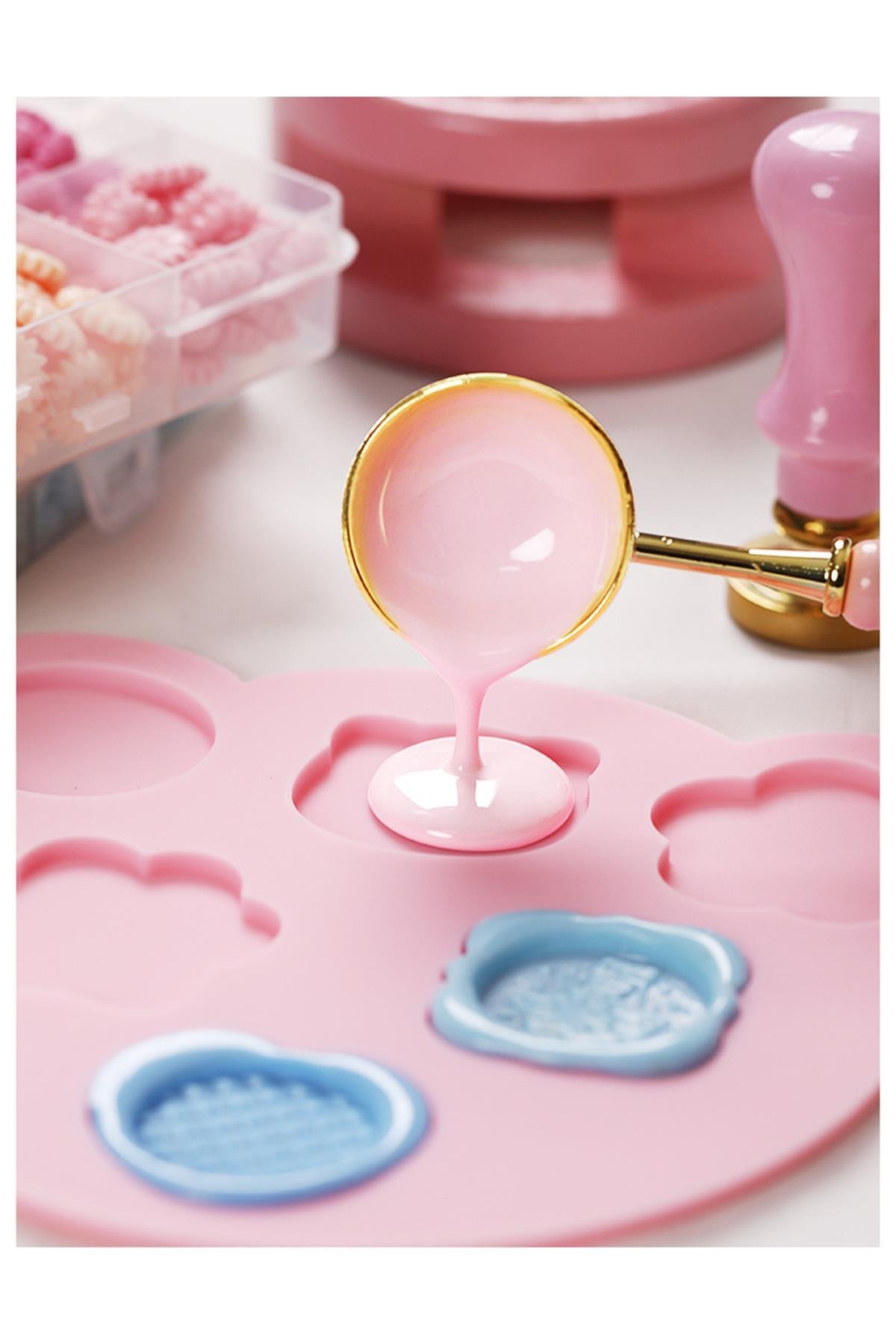 Davetiye Mühür Mumu Silikon Kalıp Sevimli Ayıcık 6 Farklı Model