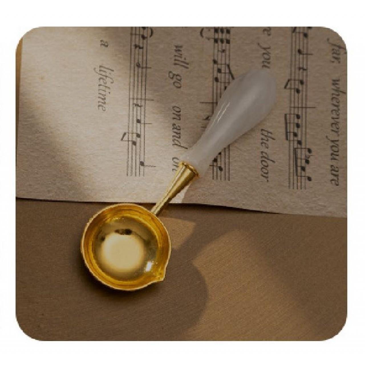 Davetiye Mum Mühürü Uygulama Seti El Yapımı Akrilik Beyaz Renk