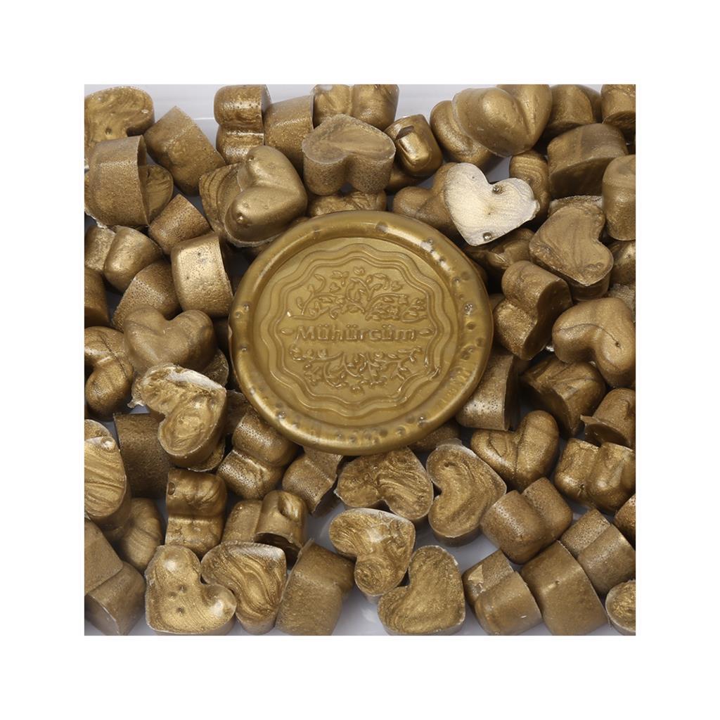 Davetiye Mum Mühürü Uygulama Seti Su Yeşili Rengi