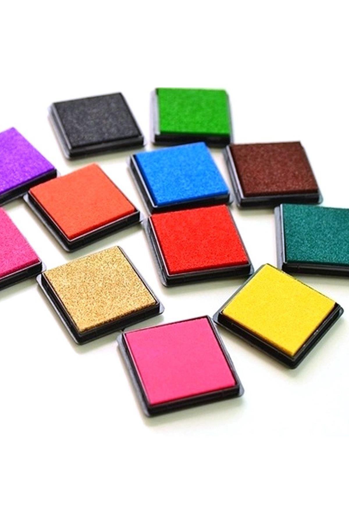 Gold Mürekkepli Baskı Pedi 40*40mm Çabuk Kuruyan Su Bazlı 