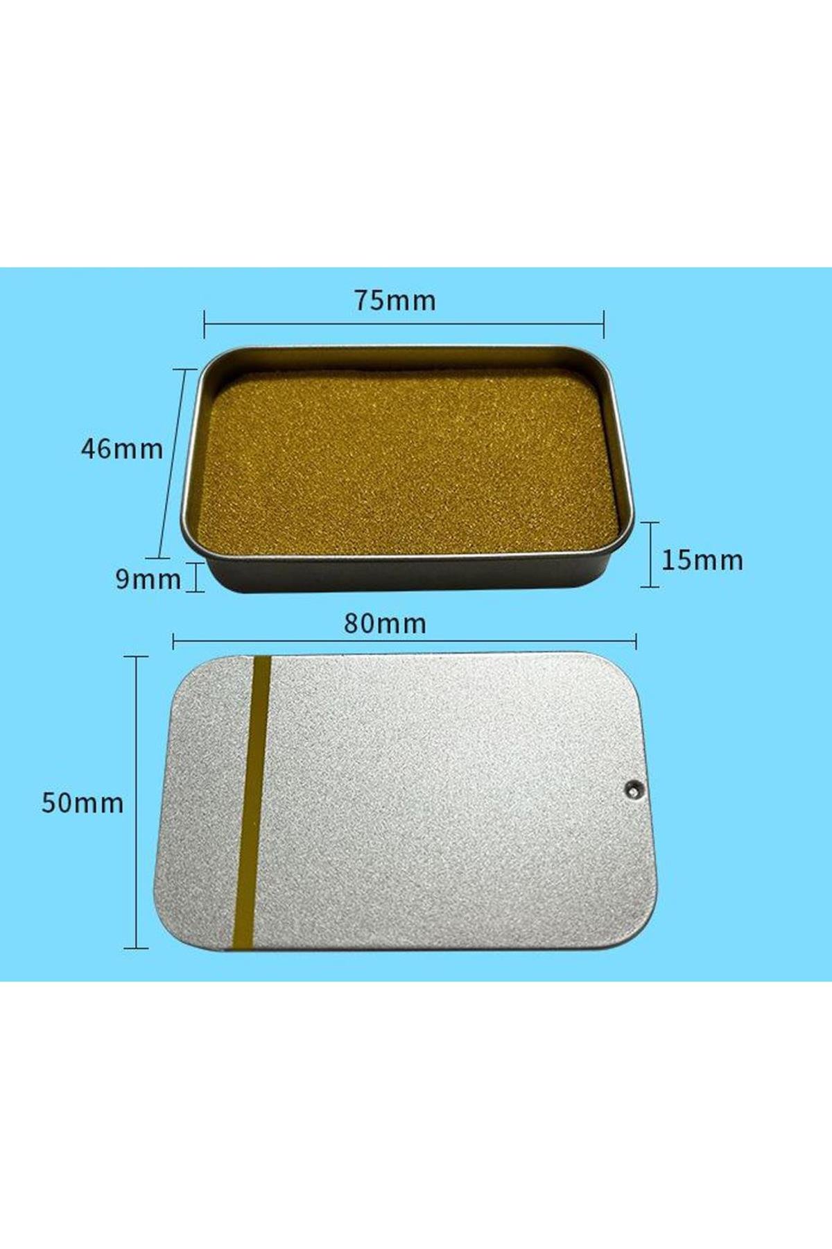 Gold Mürekkepli Baskı Pedi Istampa Ofis Boyu 75mm x 46mm  Su Bazlı  