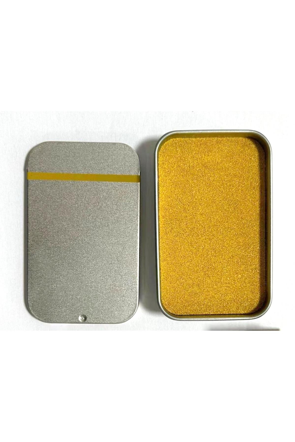 Gold Mürekkepli Baskı Pedi Istampa Ofis Boyu 75mm x 46mm  Su Bazlı  