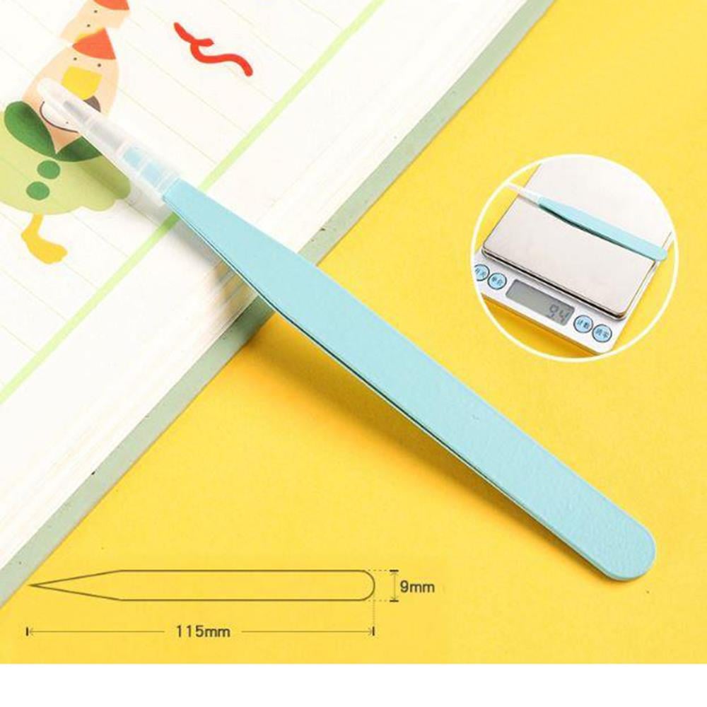 İkili Cımbız Seti Paslanmaz Çelik 5 Renk Düz ve Kavisli Model