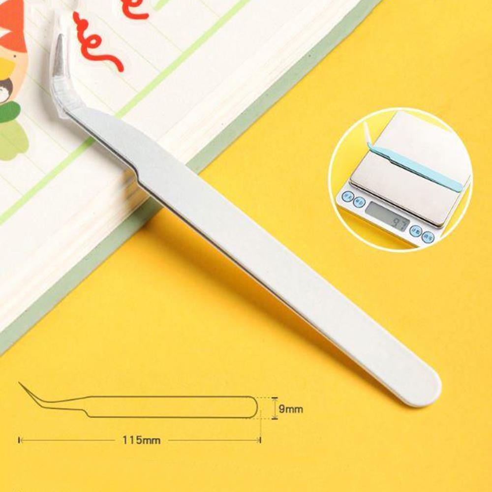 İkili Cımbız Seti Paslanmaz Çelik 5 Renk Düz ve Kavisli Model