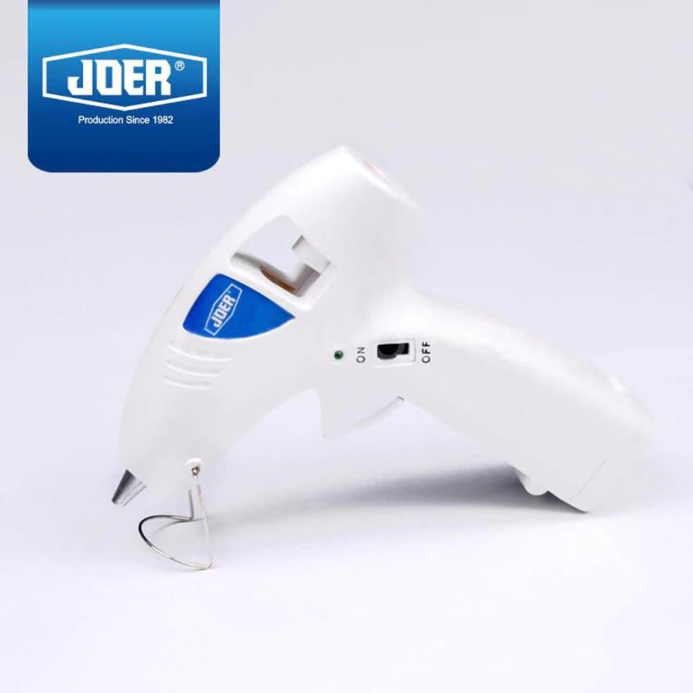 JOER 10W 7mm Seyyar Pilli Sıcak Tutkal Tabanca Damla Önleyici Uç