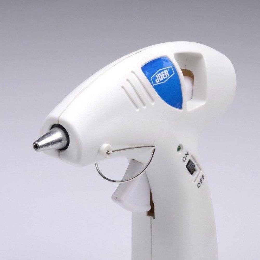 JOER 10W 7mm Seyyar Pilli Sıcak Tutkal Tabanca Damla Önleyici Uç