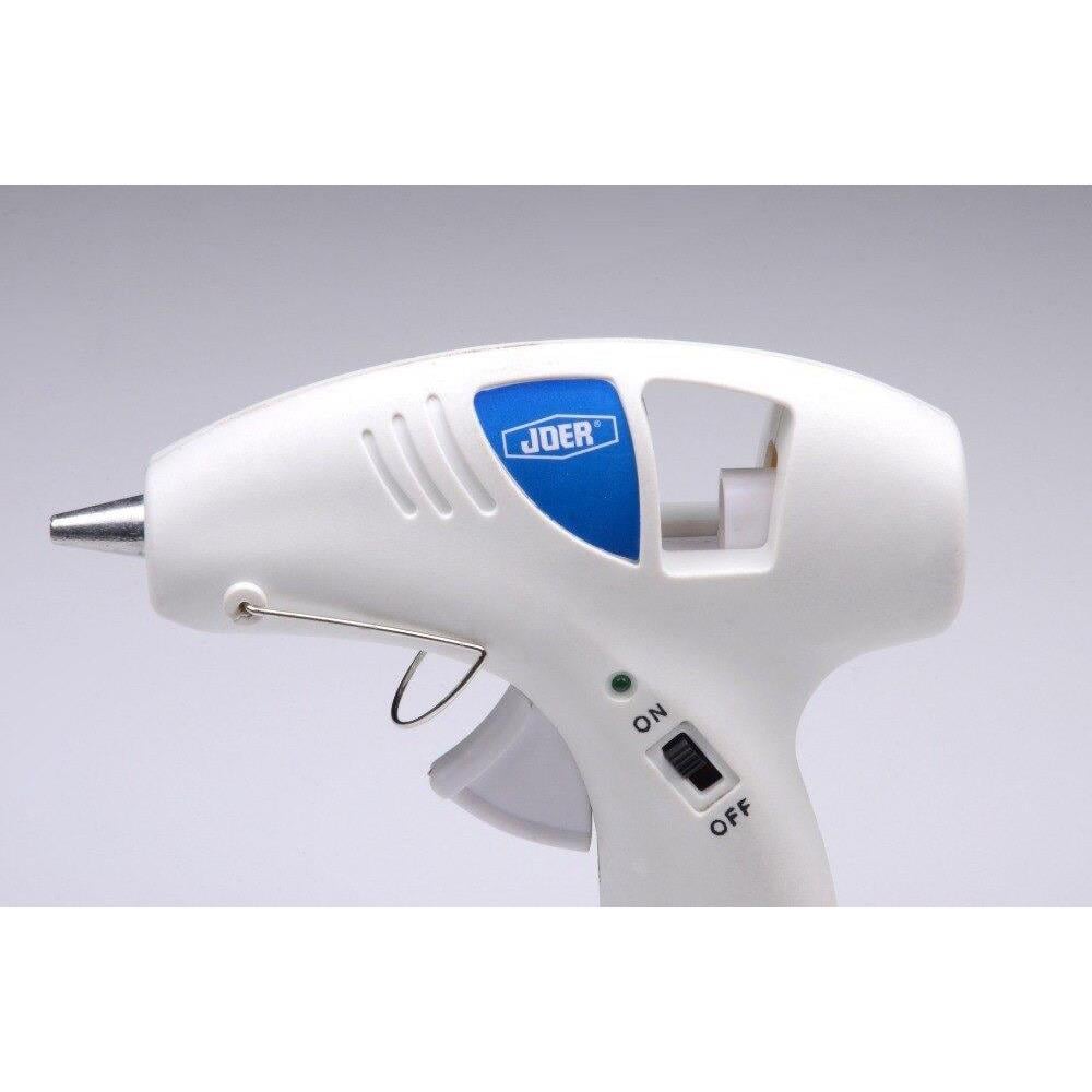 JOER 10W 7mm Seyyar Pilli Sıcak Tutkal Tabanca Damla Önleyici Uç