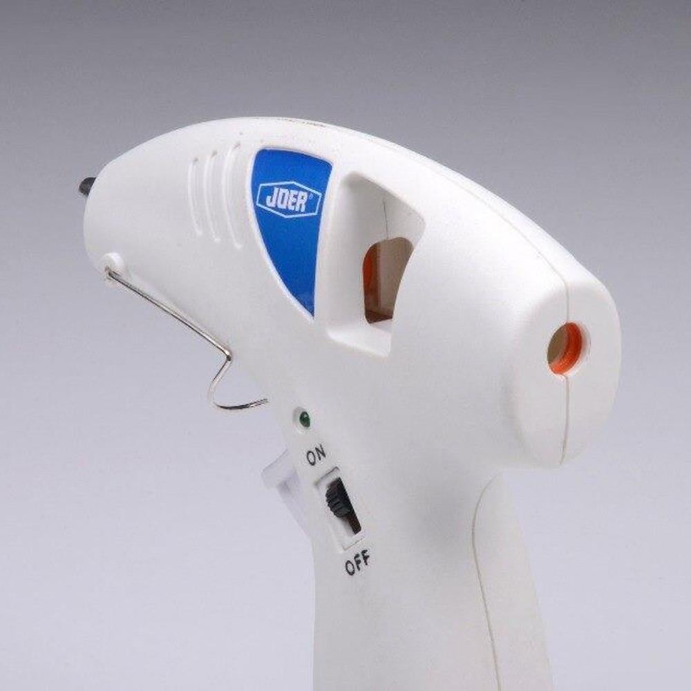 JOER 10W 7mm Seyyar Pilli Sıcak Tutkal Tabanca Damla Önleyici Uç