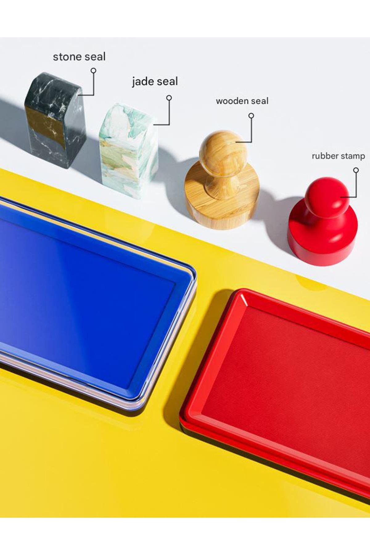 Kırmızı Mürekkepli Baskı Pedi Istampa Ofis Boyu 137*85mm Su Bazlı 