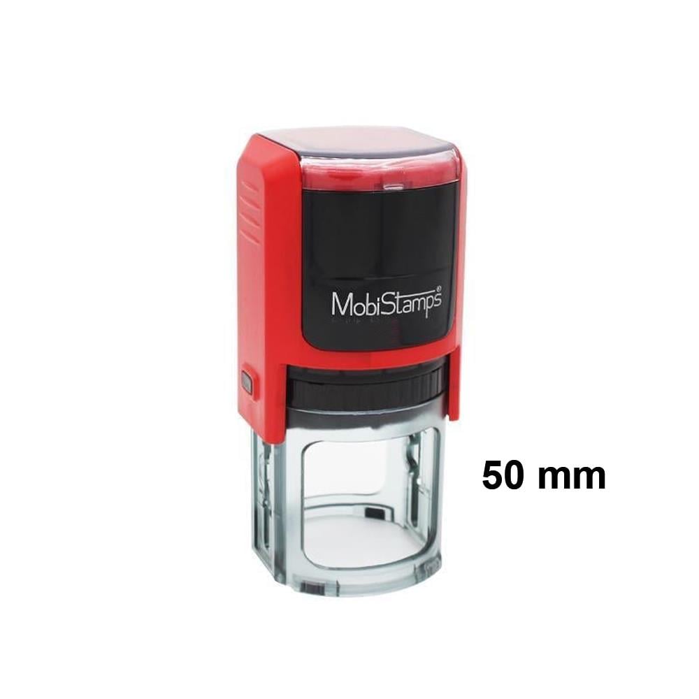 Kişiye Özel - Kitap Mühürü Kendinden Mürekkepli Otomatik Kaşe 50 mm Çap