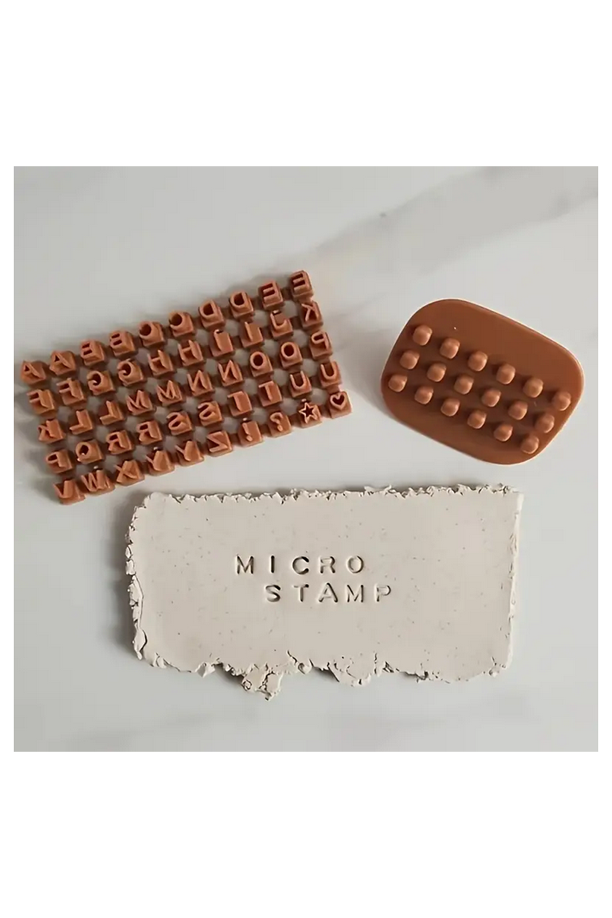 Kurabiye Bisküvi Hamur Kil Seramik 3D Baskı Alfabe Yazı Damga Seti