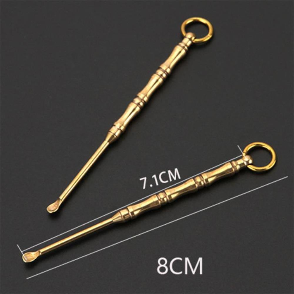 Mühür Mumu Karıştırma Çubuğu 2 Uçlu Prinç Malzeme Taşıma Halkalı