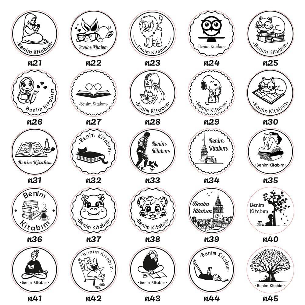 Mühür Özel Alaşım Kauçuk Kaşe Kırmızı Renk Dikdörtgen 20x30 mm