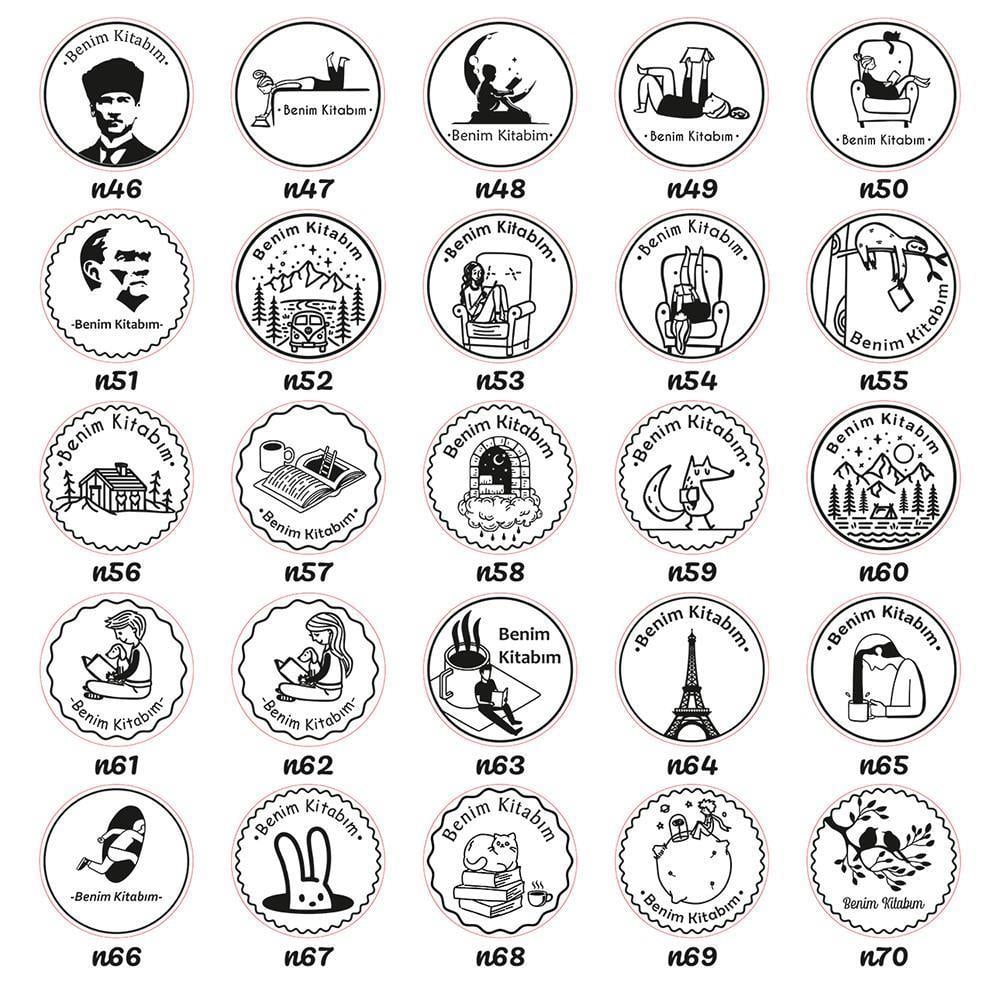 Mühür Özel Alaşım Kauçuk Kaşe Kırmızı Renk Dikdörtgen 20x30 mm