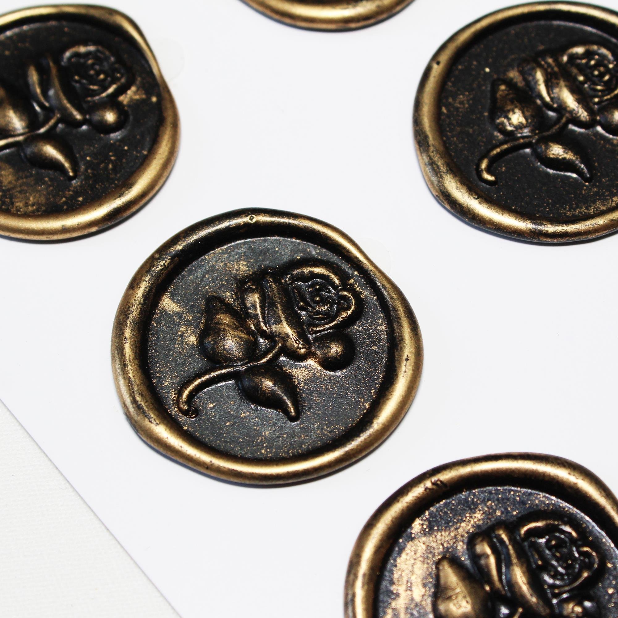 Mühürcüm 12 Adet 3D Hazır Kendinden Yapışkanlı Sticker Mühür RM2105