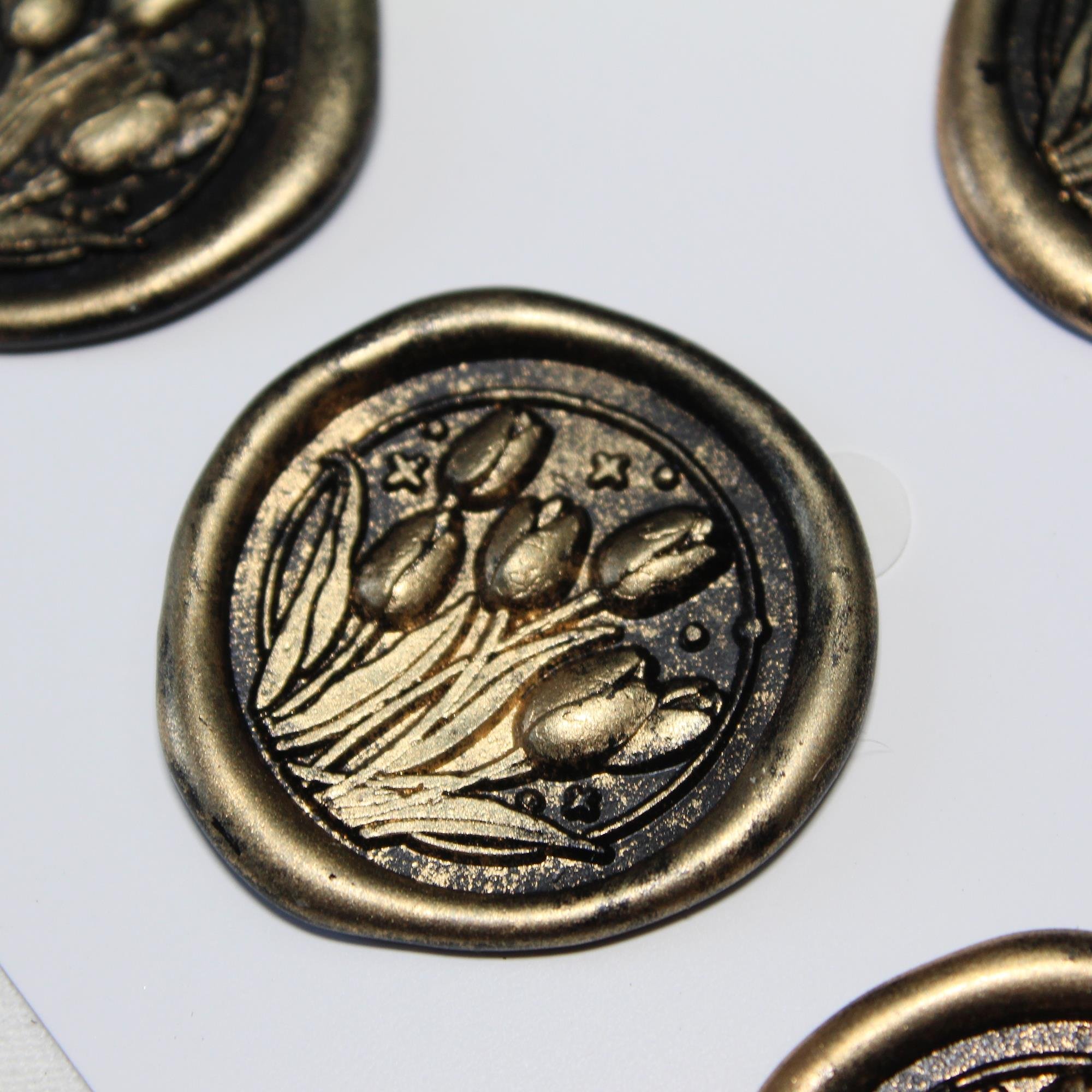 Mühürcüm 12 Adet 3D Hazır Kendinden Yapışkanlı Sticker Mühür RM2109