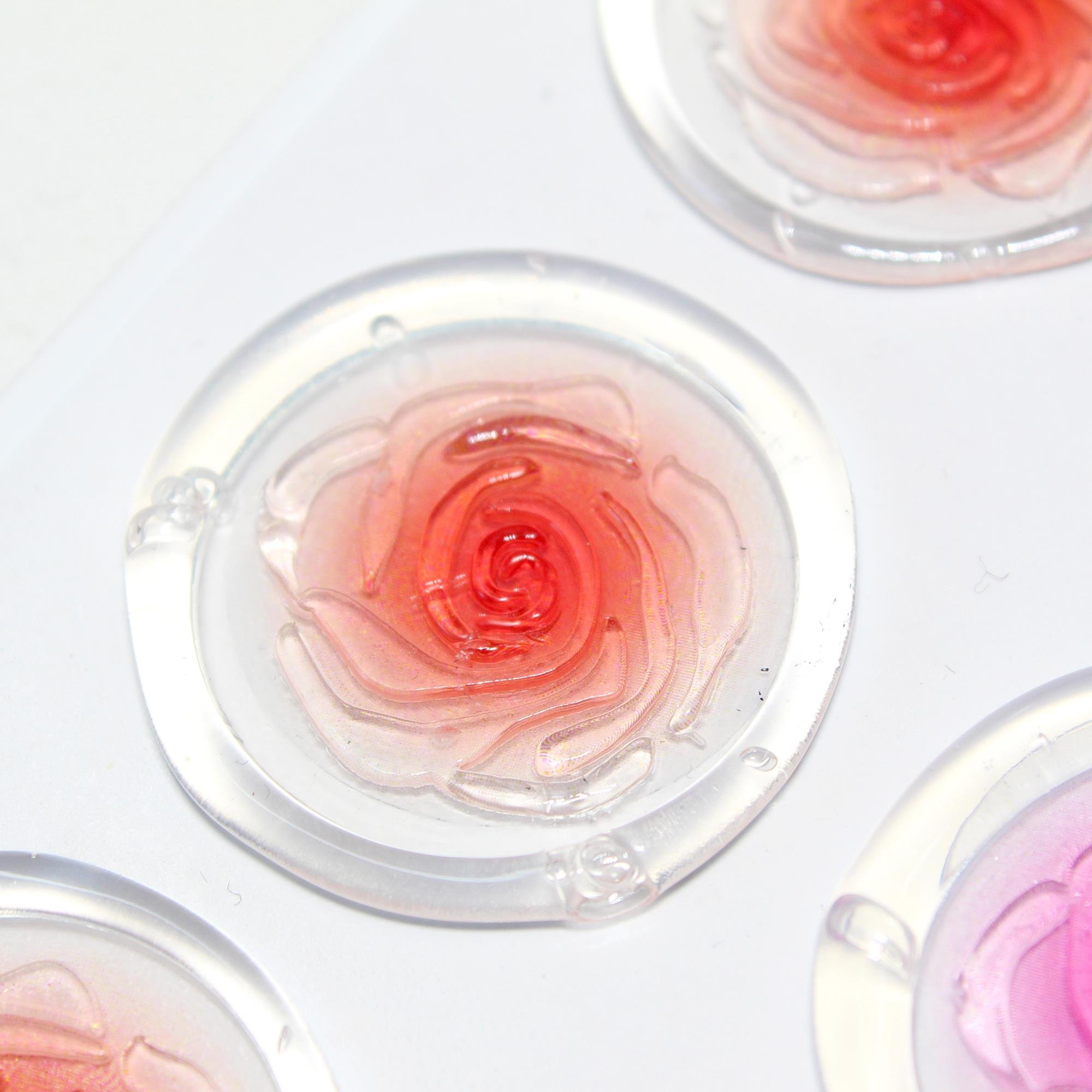 Mühürcüm 12 Adet Hazır Kendinden Yapışkanlı Gül Goncaları Sticker Mühür KYSM117