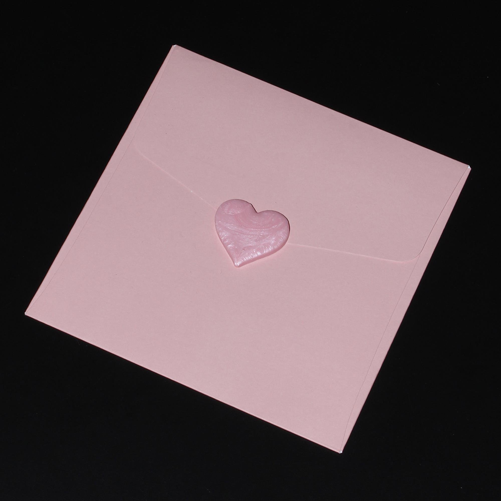 Mühürcüm Renk Kırmızı Kalp  12 Adet Hazır Kendinden Yapışkanlı Sticker Mühür RM2119