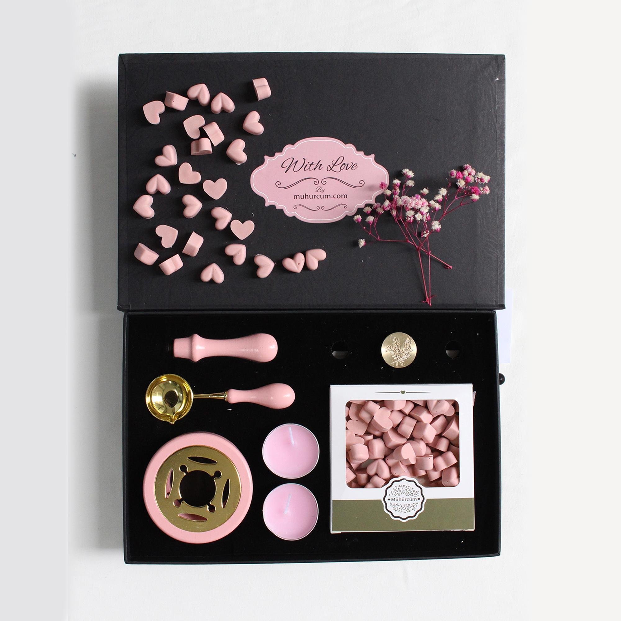 Mum Mühürü Uygulama Seti Eflatun Kendin Yap Mühür Seti 6 Parça BBS101