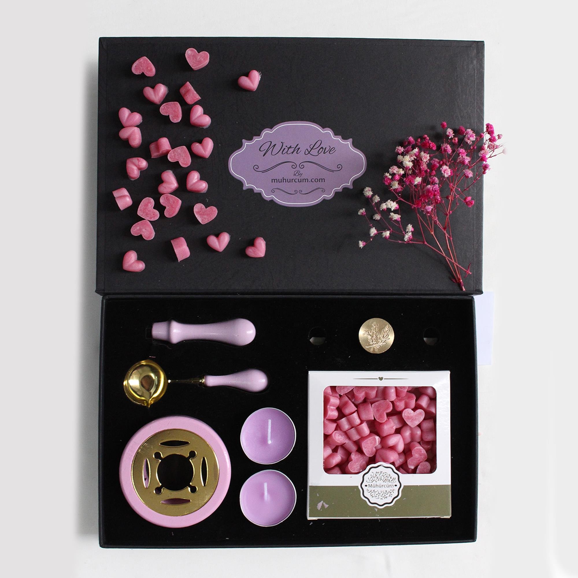 Mum Mühürü Uygulama Seti Lila Kendin Yap Mühür Seti 6 Parça BBS103