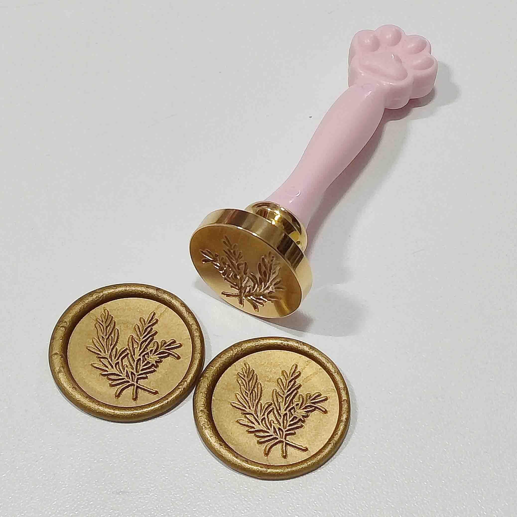 PEMBE PATİLİ MUM MÜHRÜ SETİ