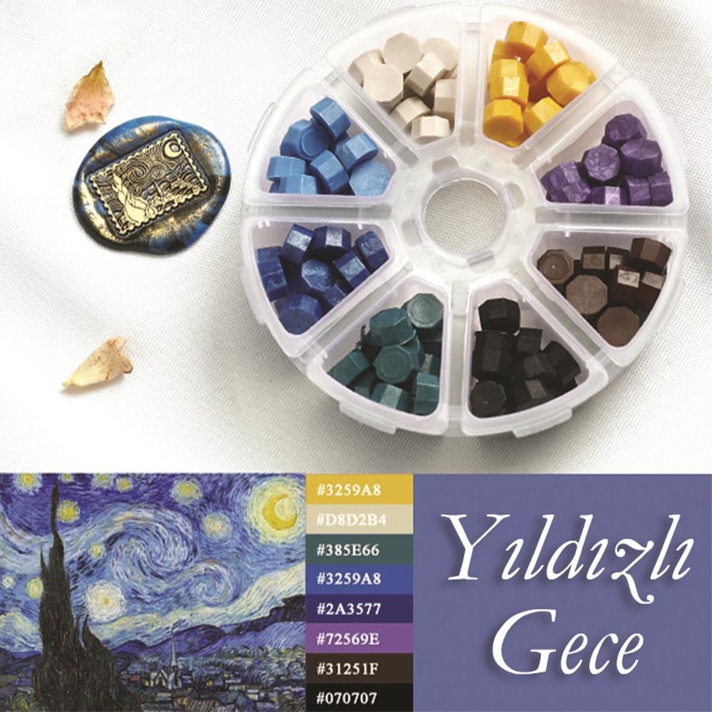 Sanat Temalı Mum Mührü Seti