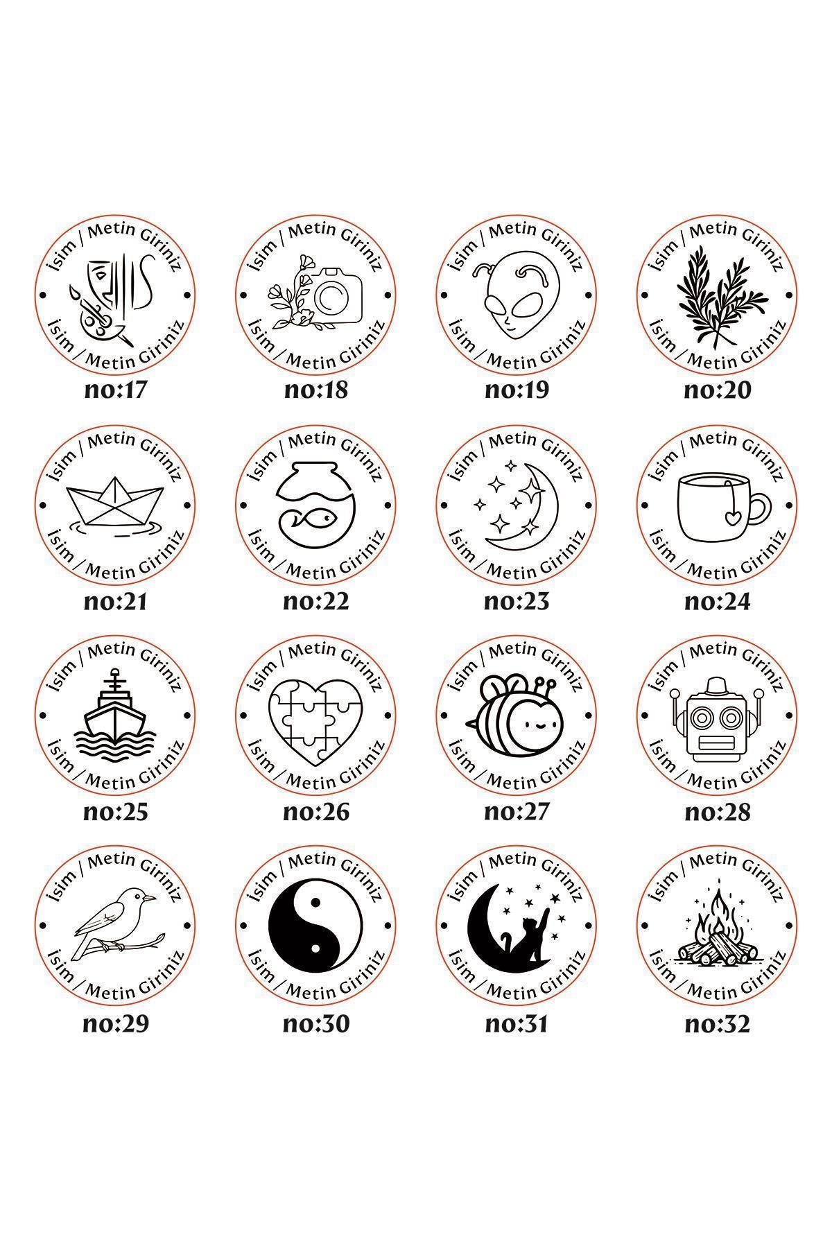 Soğuk Damga Kabartma Mühür Kişiye Özel Logo Tasarım Kutulu