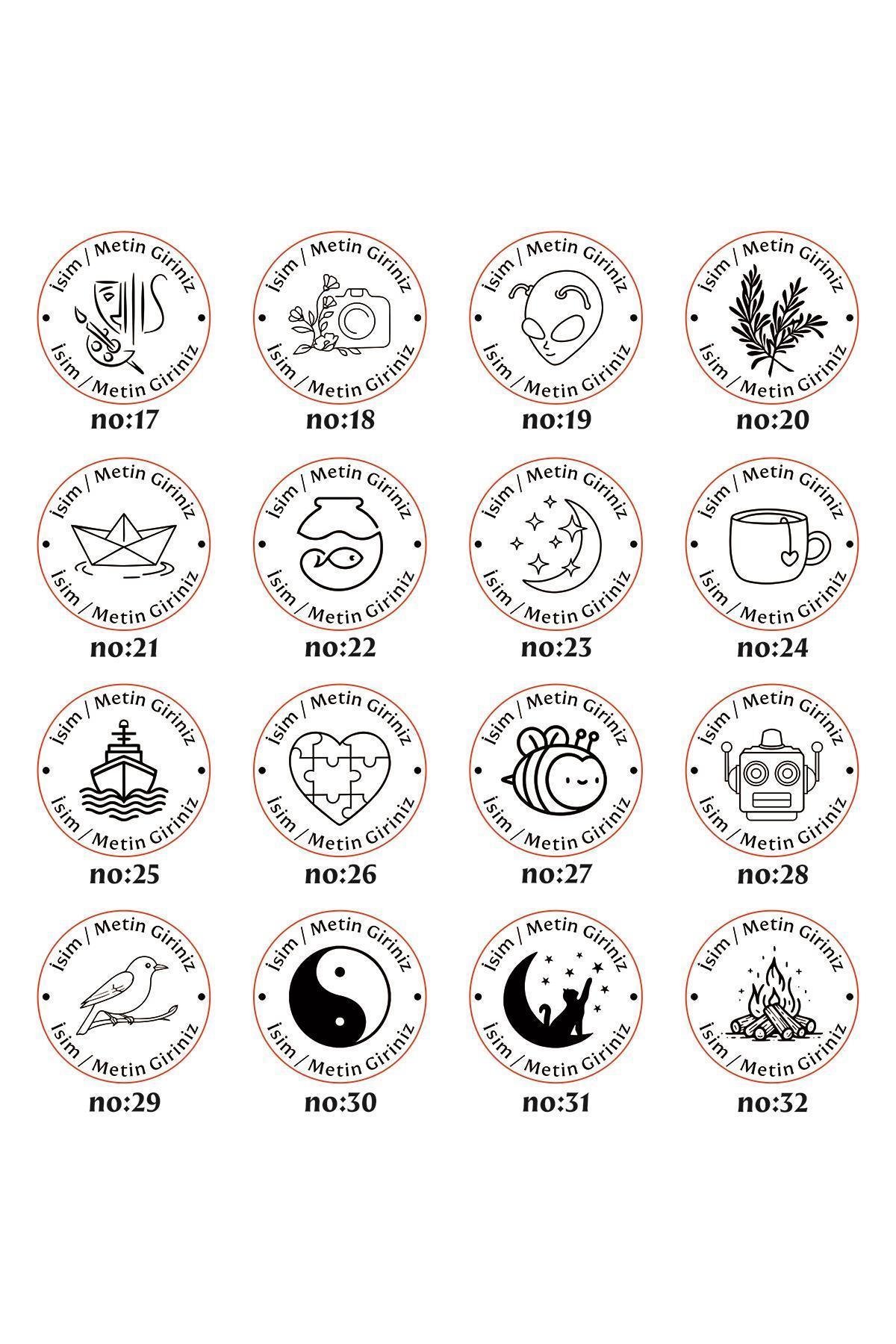 Soğuk Damga Kabartma Mühür Kişiye Özel Logo Tasarım Kutulu