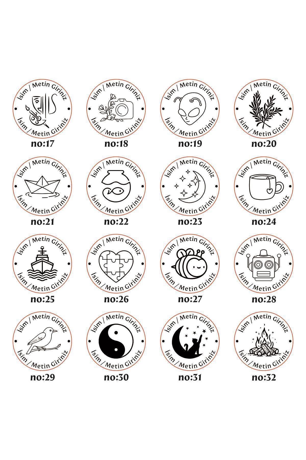 Soğuk Damga Kabartma Mühür Kişiye Özel Logo Tasarım Kutulu