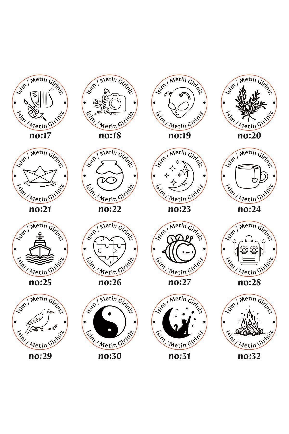 Soğuk Damga Kabartma Mühür Kişiye Özel Logo Tasarım Kutulu