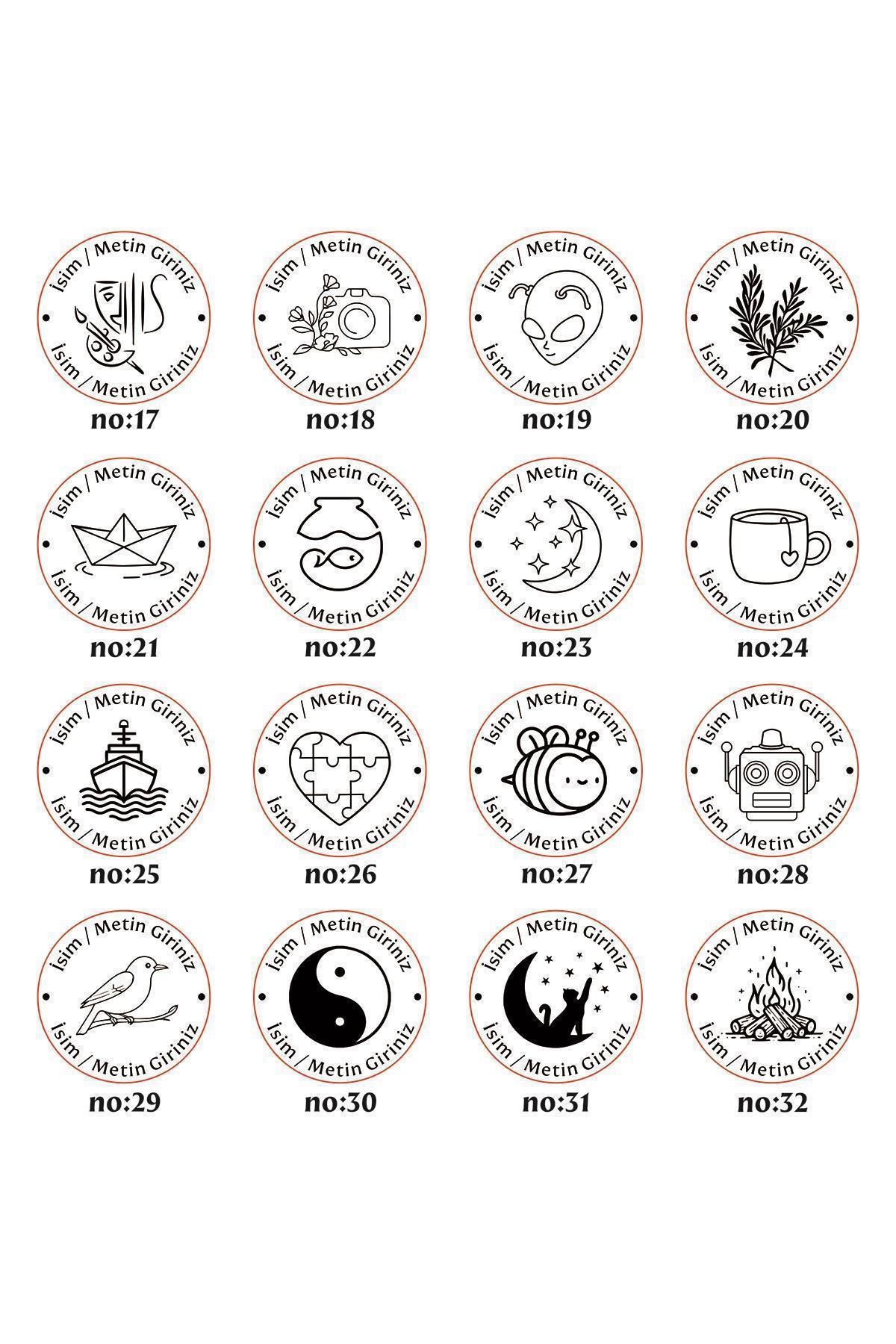 Soğuk Damga Kabartma Mühür Kişiye Özel Logo Tasarım Kutulu