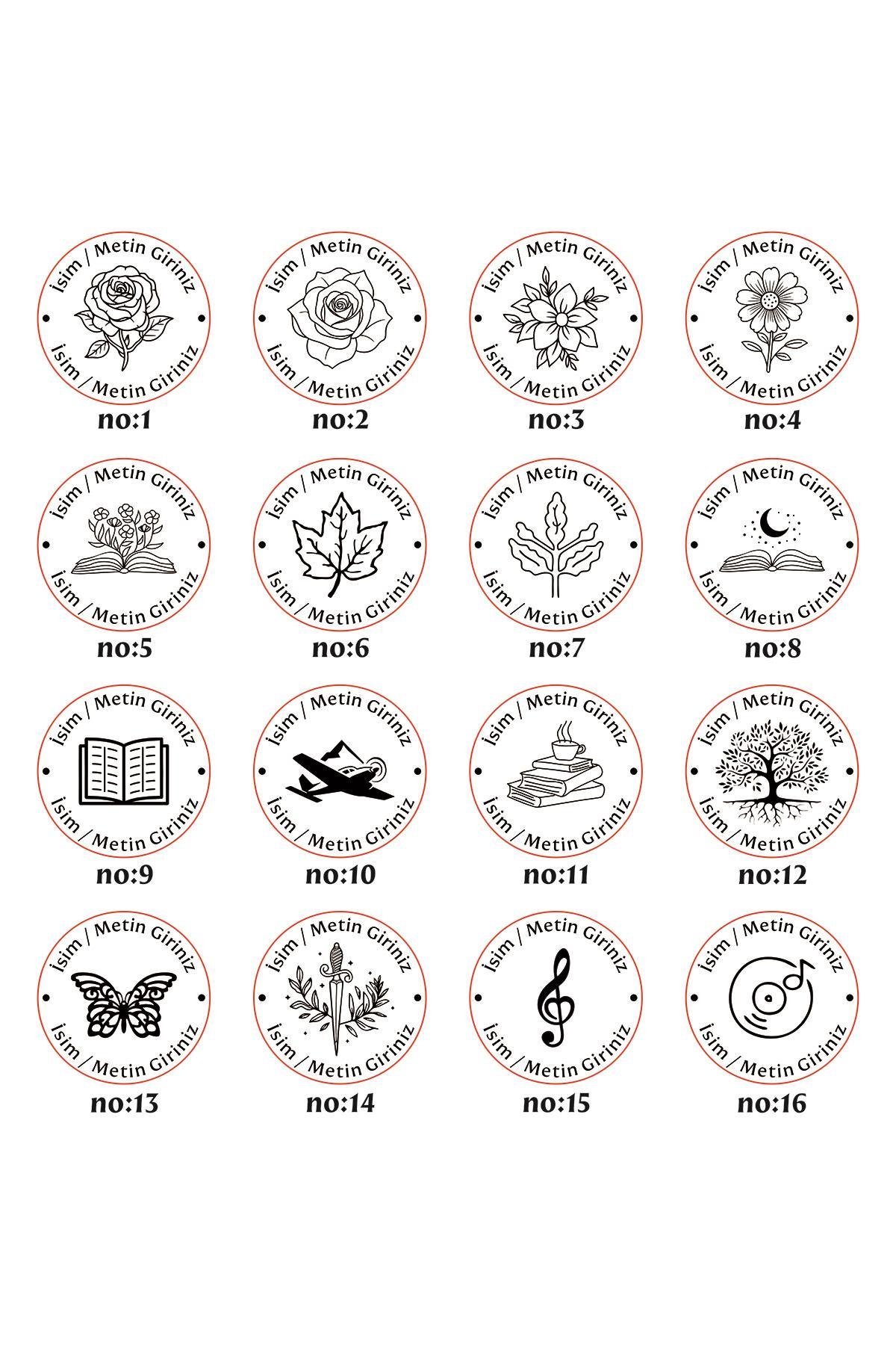 Soğuk Damga Kabartma Mühür Kişiye Özel Logo Tasarım Kutulu