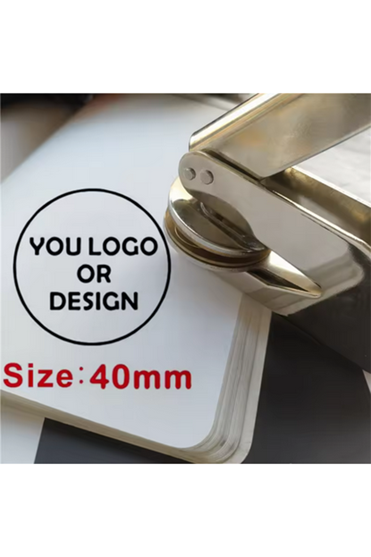 Soğuk Mühür Kabartma Damga Çelik Baskı Presi Desenli Champagne