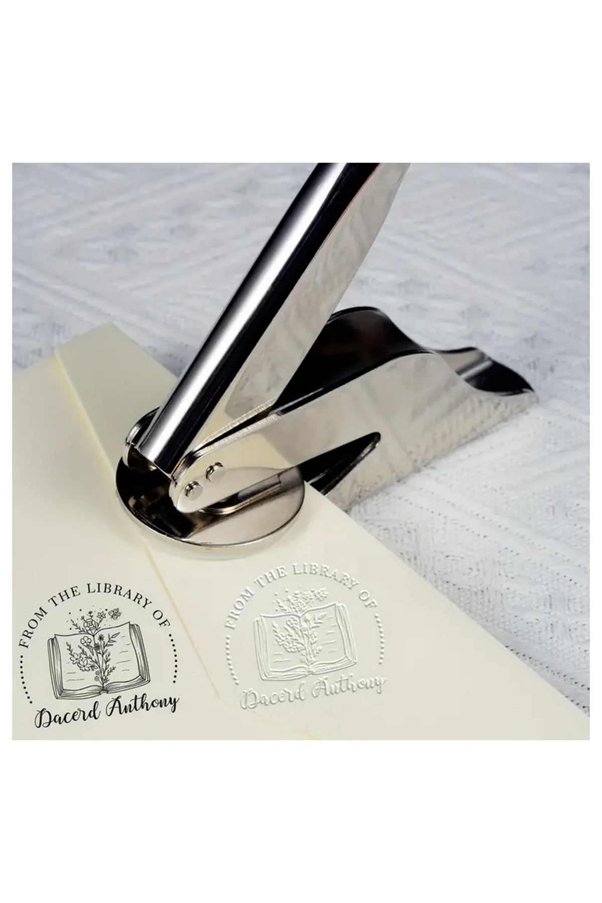 Soğuk Mühür Kabartma Damga Çelik Baskı Presi 2 Değişken Başlıklı