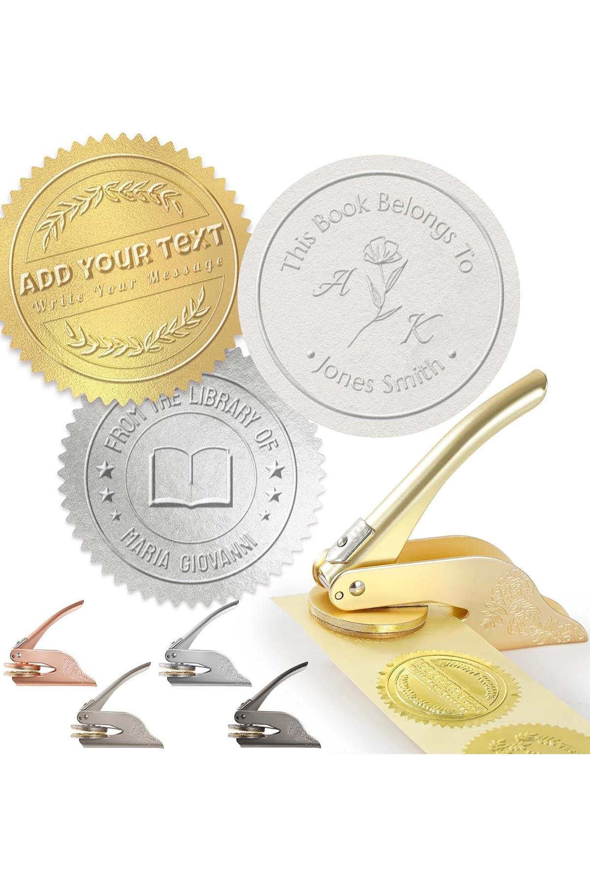 Soğuk Mühür Kabartma Damga Çelik Baskı Presi Lastik Sap Champagne