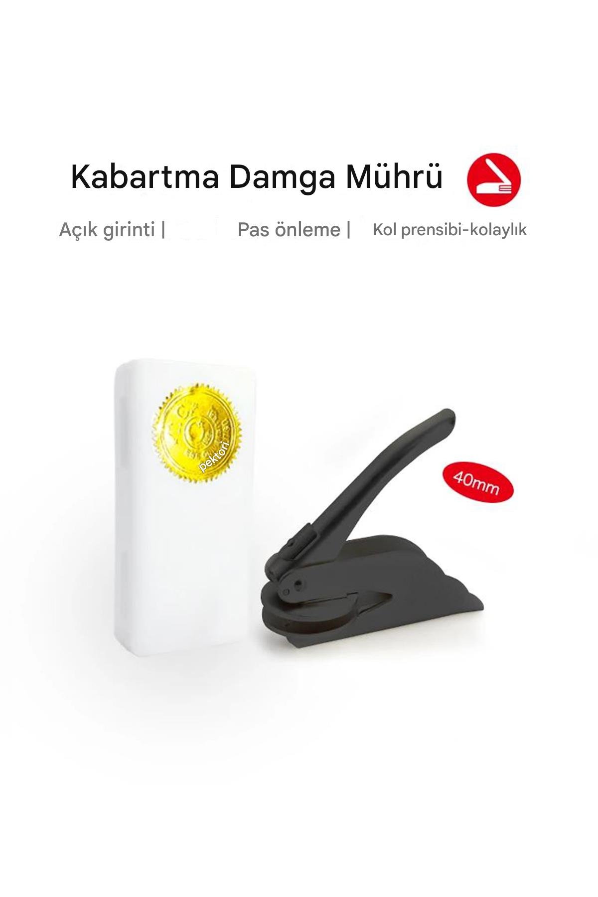 Soğuk Mühür Kabartma Damga Çelik Baskı Presi Gun Black Antrasit