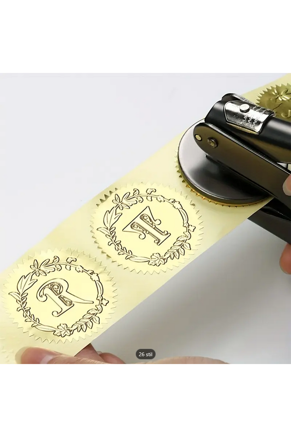 Soğuk Mühür Kabartma Damga Çelik Baskı Presi Gun Black Antrasit