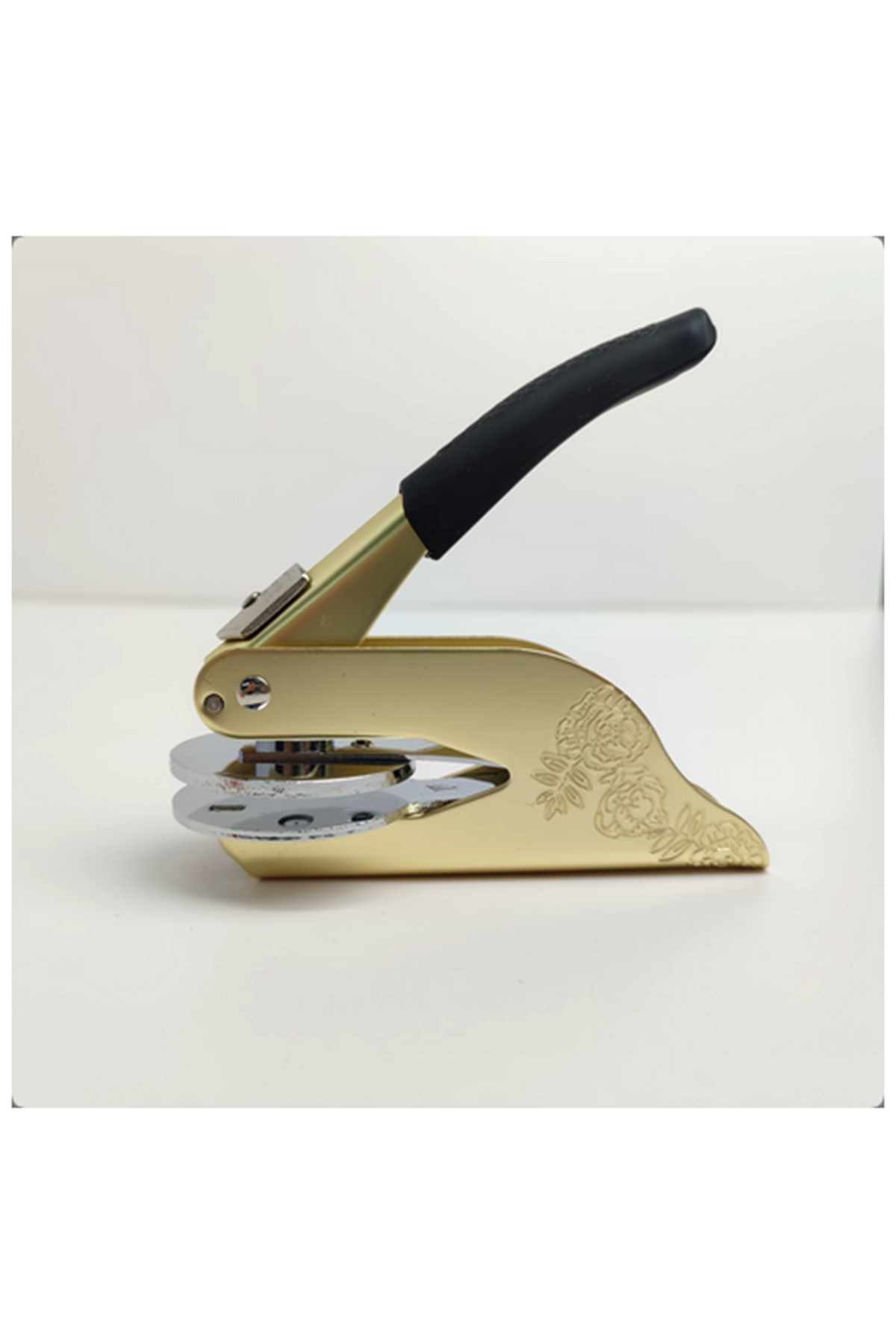 Soğuk Mühür Kabartma Damga Çelik Baskı Presi Lastik Sap Gold