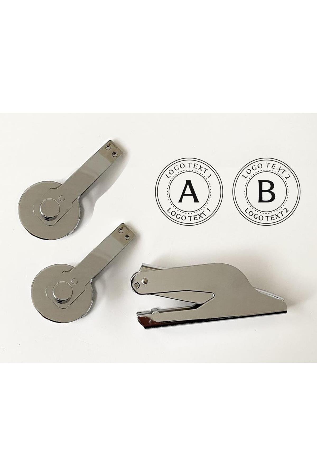 Soğuk Mühür Kabartma Damga Çelik Baskı Presi 2 Değişken Başlıklı