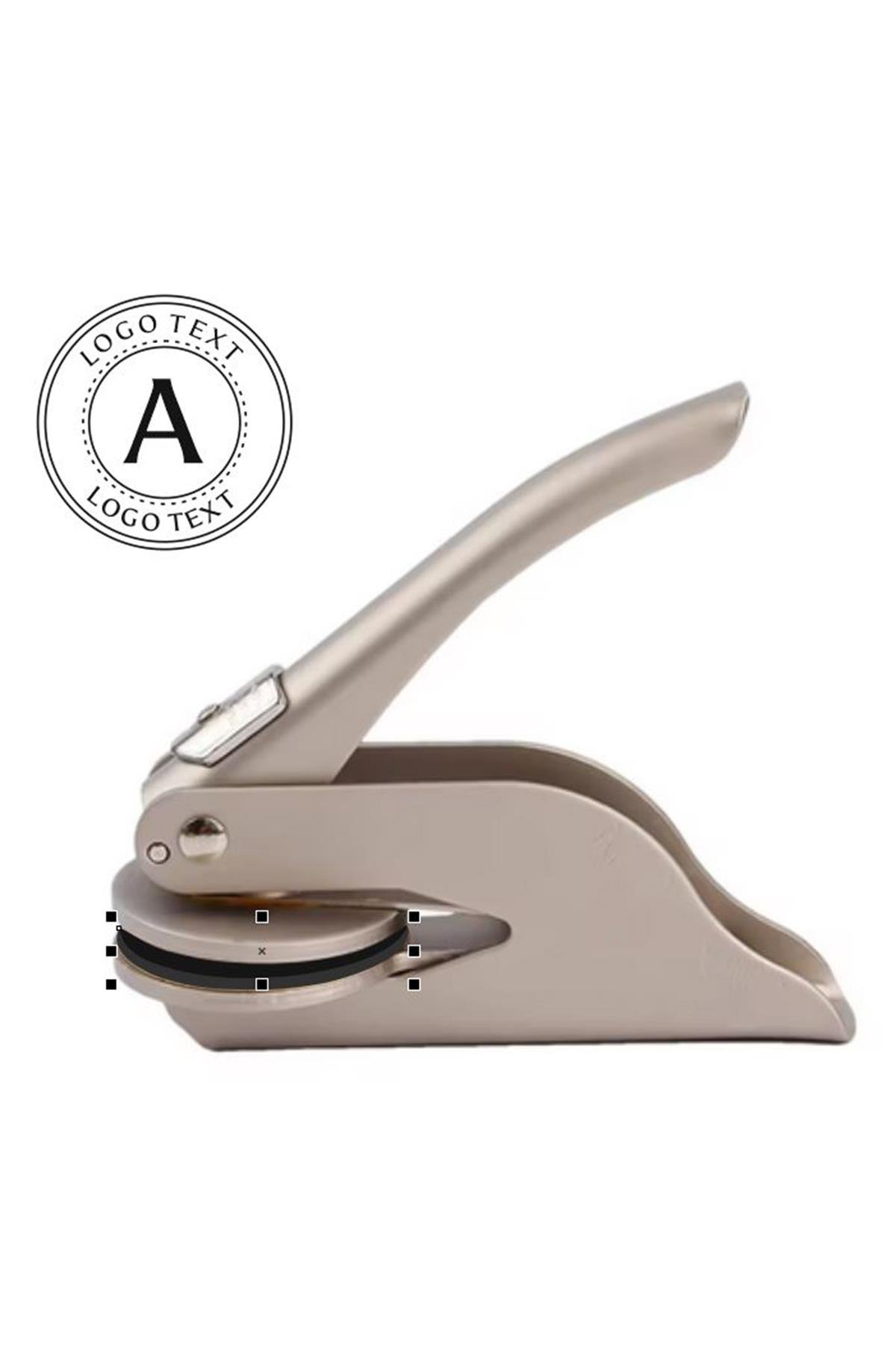 Soğuk Mühür Kabartma Damga Çelik Baskı Presi Desenli Champagne