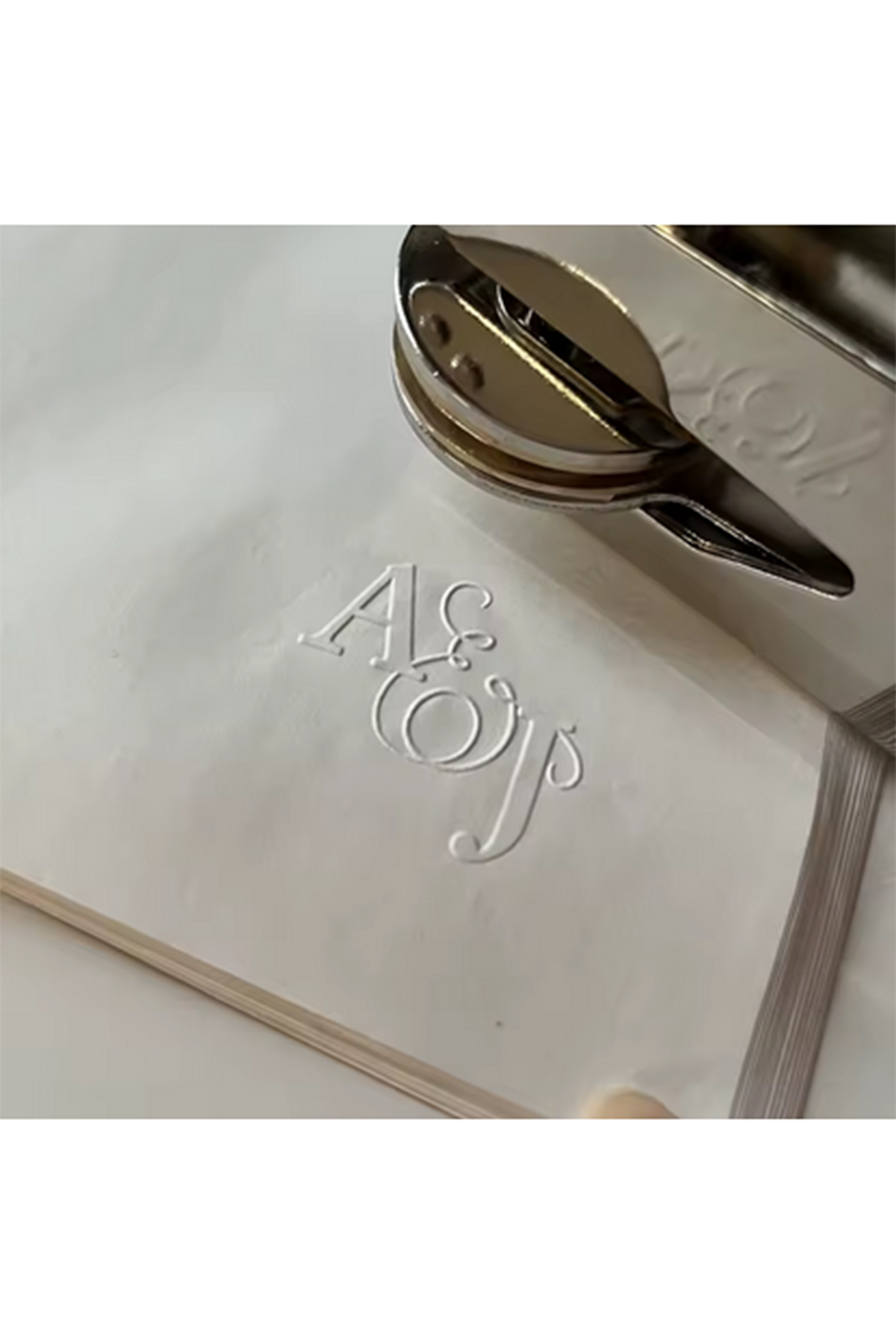 Soğuk Mühür Kabartma Damga Çelik Baskı Presi Desenli Champagne