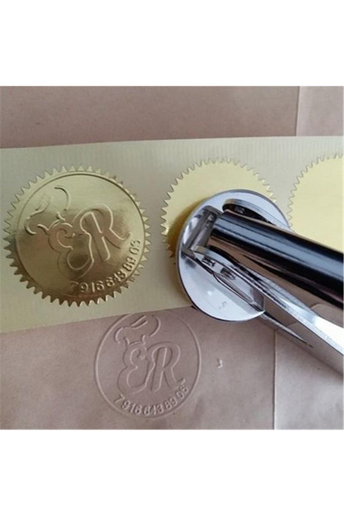 Soğuk Mühür Kabartma Damga Çelik Baskı Presi 2 Değişken Başlıklı